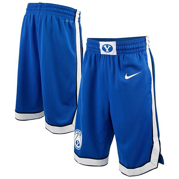 Мужские реплика короткие баскетбольные шорты Nike BYU Cougars с технологией Dri-FIT и карманами Nike