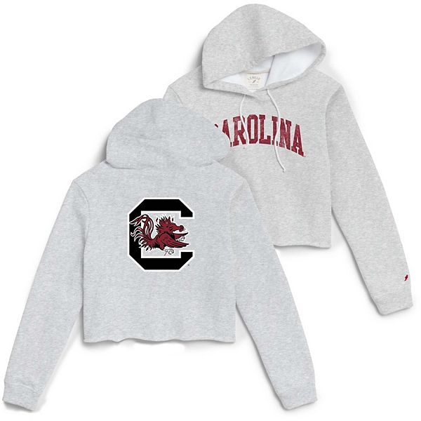 Женское укороченное худи с капюшоном League Collegiate Wear South Carolina Gamecocks 1636 League Collegiate Wear