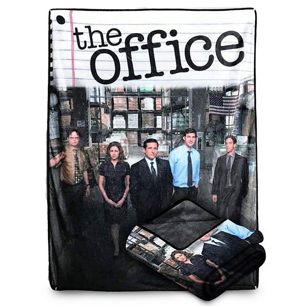 Мягкий плед из фланели The Office, размер 152 x 114 см, 100% полиэстер Bazillion Dreams