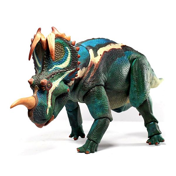 Фигурка динозавра Centrosaurus Apertus, масштаб 1/18, 20 точек артикуляции, длина 40 см, включает подставку и карточку коллекционера Creative Beast