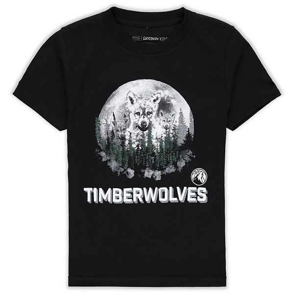 Детская футболка с маскотом Minnesota Timberwolves от Stadium Essentials, 100% хлопок, короткий рукав Stadium Essentials