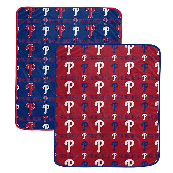 Комплект пледов Philadelphia Phillies, 2 штуки, 152 см x 178 см, уютные и стильные Pegasus