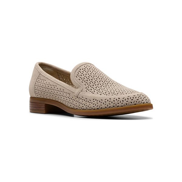 Женские замшевые лоферы Clarks Trish Cove с гибкой подошвой и съемной стелькой Clarks