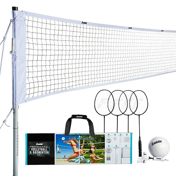 Franklin Sports Professional Badminton & Volleyball Set Franklin Sports