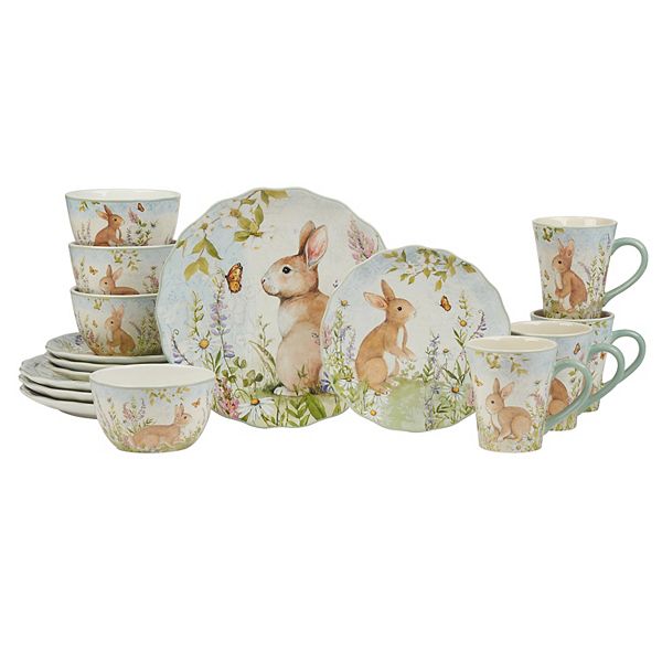 Certified International 16-pc. Easter Meadow Dinnerware Set Certified International