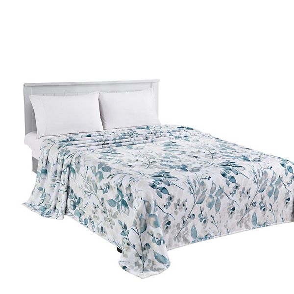 Luxurious Ultra Soft Lightweight Dempsey Printed Blanket Plazatex