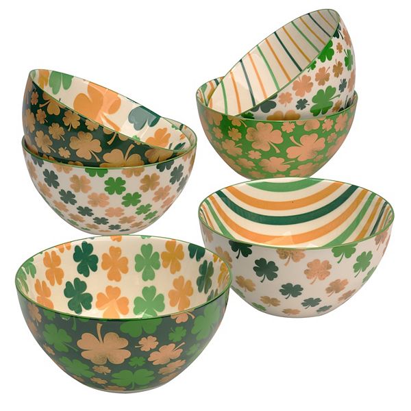 Certified International 6-pc. St. Patrick's Day Bowl Set Certified International