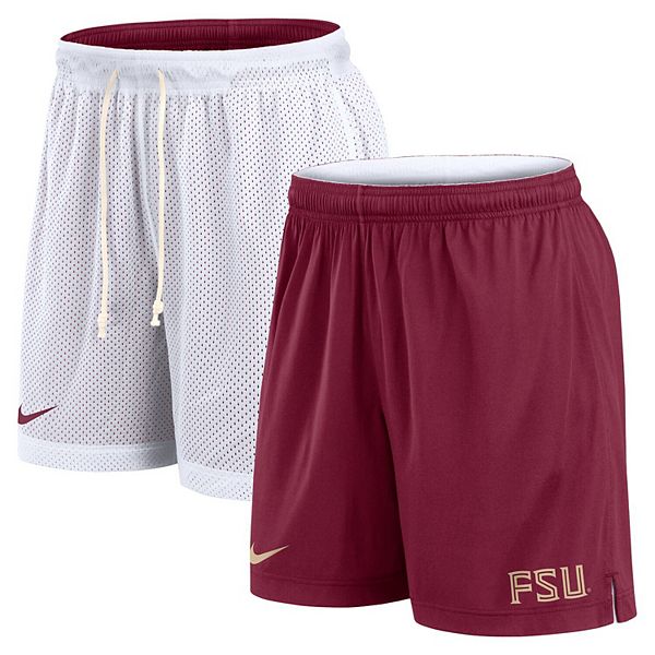 Men's Nike White/Garnet Florida State Seminoles Primetime Reversible Performance Shorts Nike