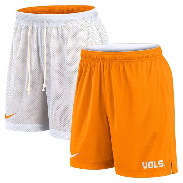 Men's Nike White/Tennessee Orange Tennessee Volunteers Primetime Reversible Performance Shorts Nike