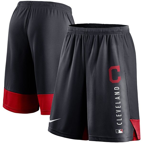 Men's Nike Navy Cleveland Indians Authentic Collection Training Performance Shorts Nike