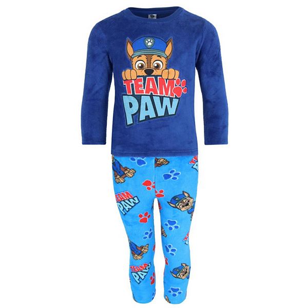 Textiel Trade Toddler Boys Paw Patrol Long Sleeve Fleece Pajama Set Textiel Trade