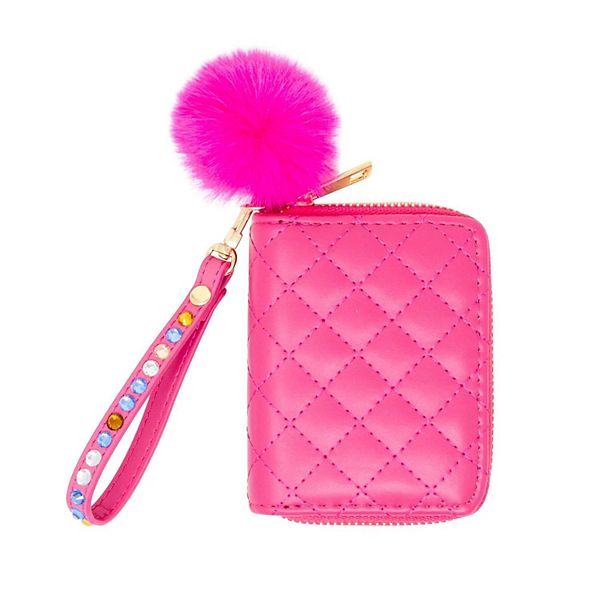 Kid's Quilted Rhinestone Strap Wallet Zomi Gems + Tiny Treats