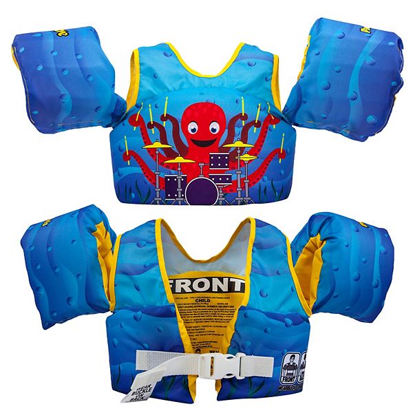 Body Glove Paddle Pals Life Jacket - USCG and Transport Canada Approved Kids Swim Vest 30-50 LBS Body Glove