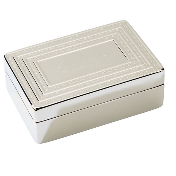 Rectangular Lift-top Jewelry Box, 1.5" X 3" X 4.5 Creative Gifts International