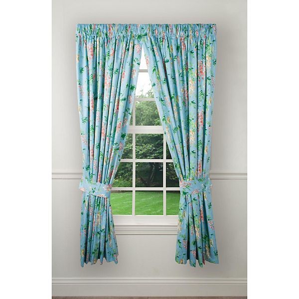 Wisteria Lined Light Blocking Window Curtain Tailored Panel Ellis Curtain