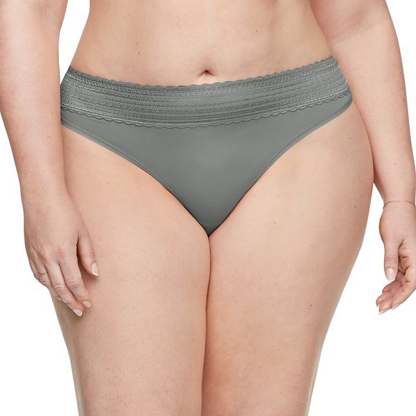 Warners No Pinching No Problems® Dig-Free Comfort Waistband Lace Thong RX5101J Warner's