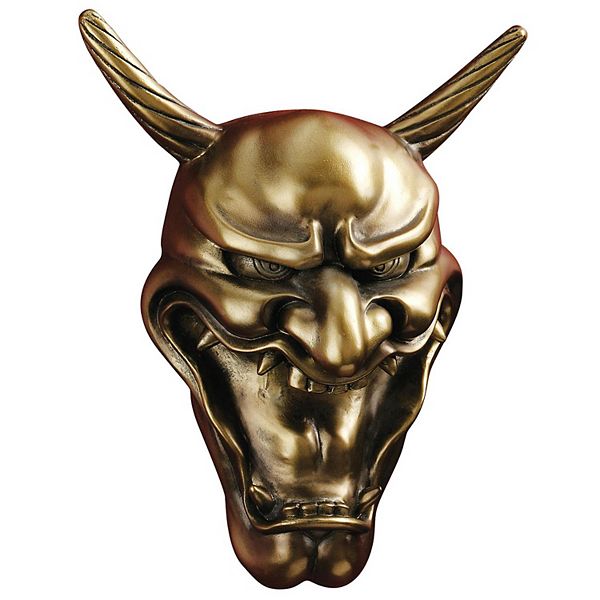 Kagura Hannya Demon Mask: Wall Sculptures Design Toscano