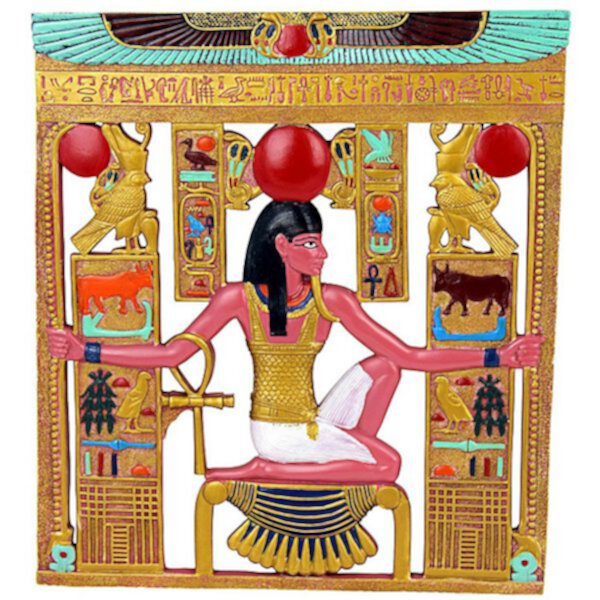 King Tut Cartouche Sculptural Wall Plaque Design Toscano