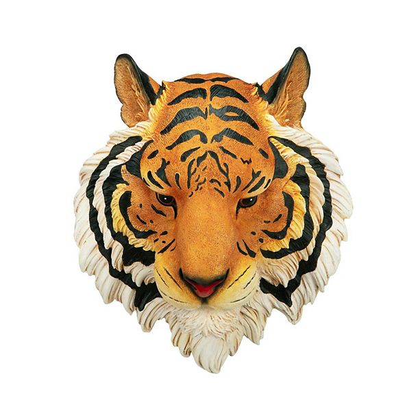 Indochinese Tiger Wall Sculpture: Each Design Toscano