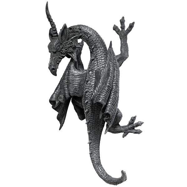 Horned Dragon of Devonshire Wall Sculpture Design Toscano