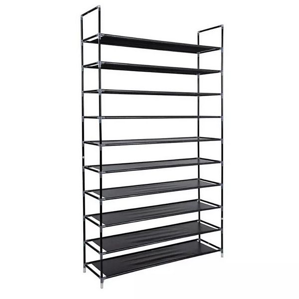 10 Tier Non Woven Portable  Shoe Rack Organizer Storage Kitcheniva