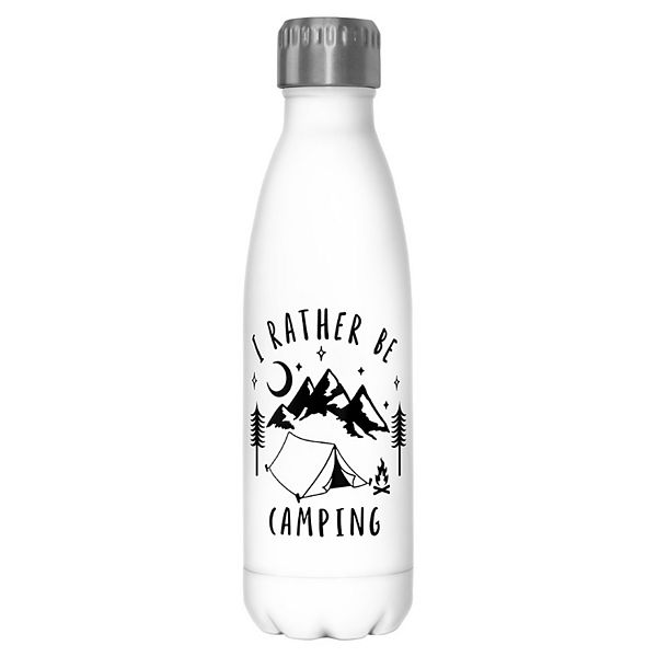 I Rather Be Camping Campsite 17-oz. Stainless Steel Bottle Licensed Character