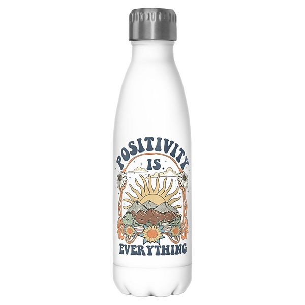 Flower Frame Positivity Is Everything 17-oz. Stainless Steel Bottle Licensed Character