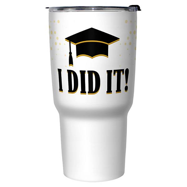 I Did It Graduation Cap 27-oz. Stainless Steel Travel Mug Licensed Character