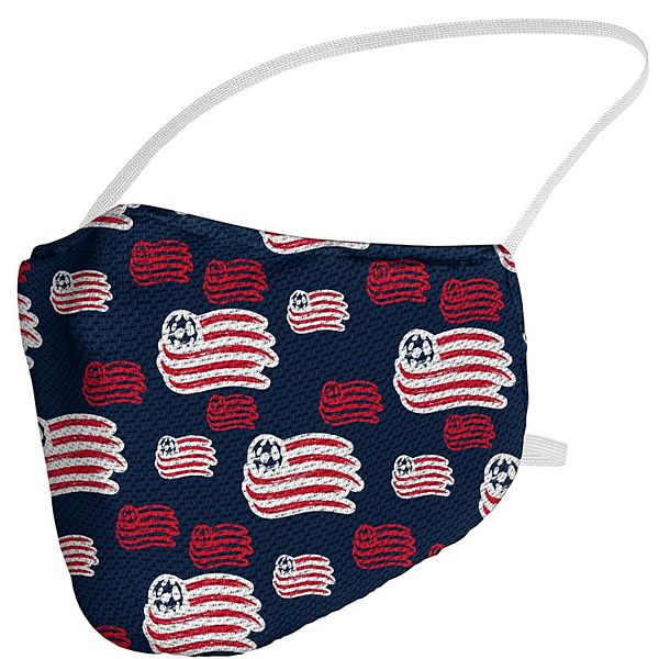 Adult Fanatics Branded New England Revolution All Over Logo Face Covering Fanatics