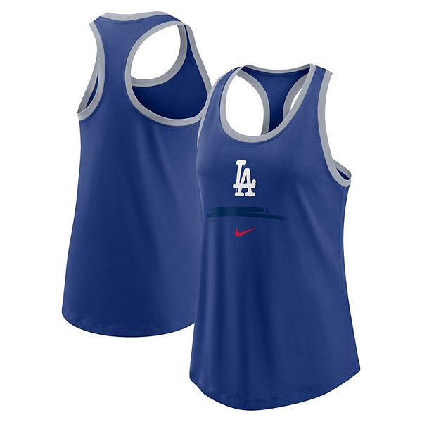 Women's Nike  Royal Los Angeles Dodgers City Connect Tri-Blend Tank Top Nike