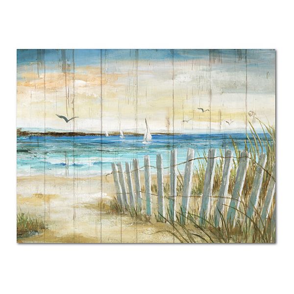 COURTSIDE MARKET Sun Sand Canvas Wall Art Courtside Market