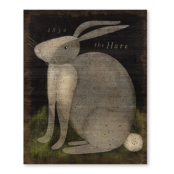 COURTSIDE MARKET The Hare Canvas Wall Art Courtside Market