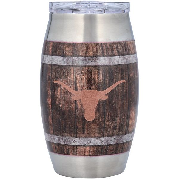 Texas Longhorns 15oz. Barrel Tumbler Unbranded