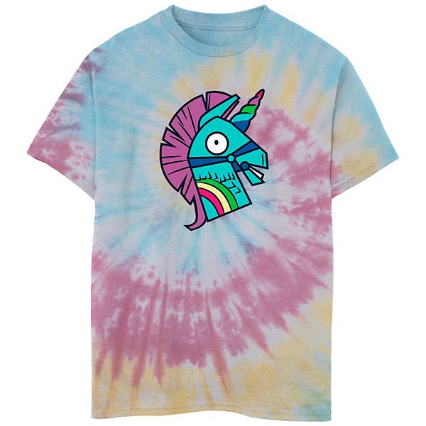 Boys 8-20 Fortnite Llama Bash Smile Tie Dye Graphic Tee Fortnite