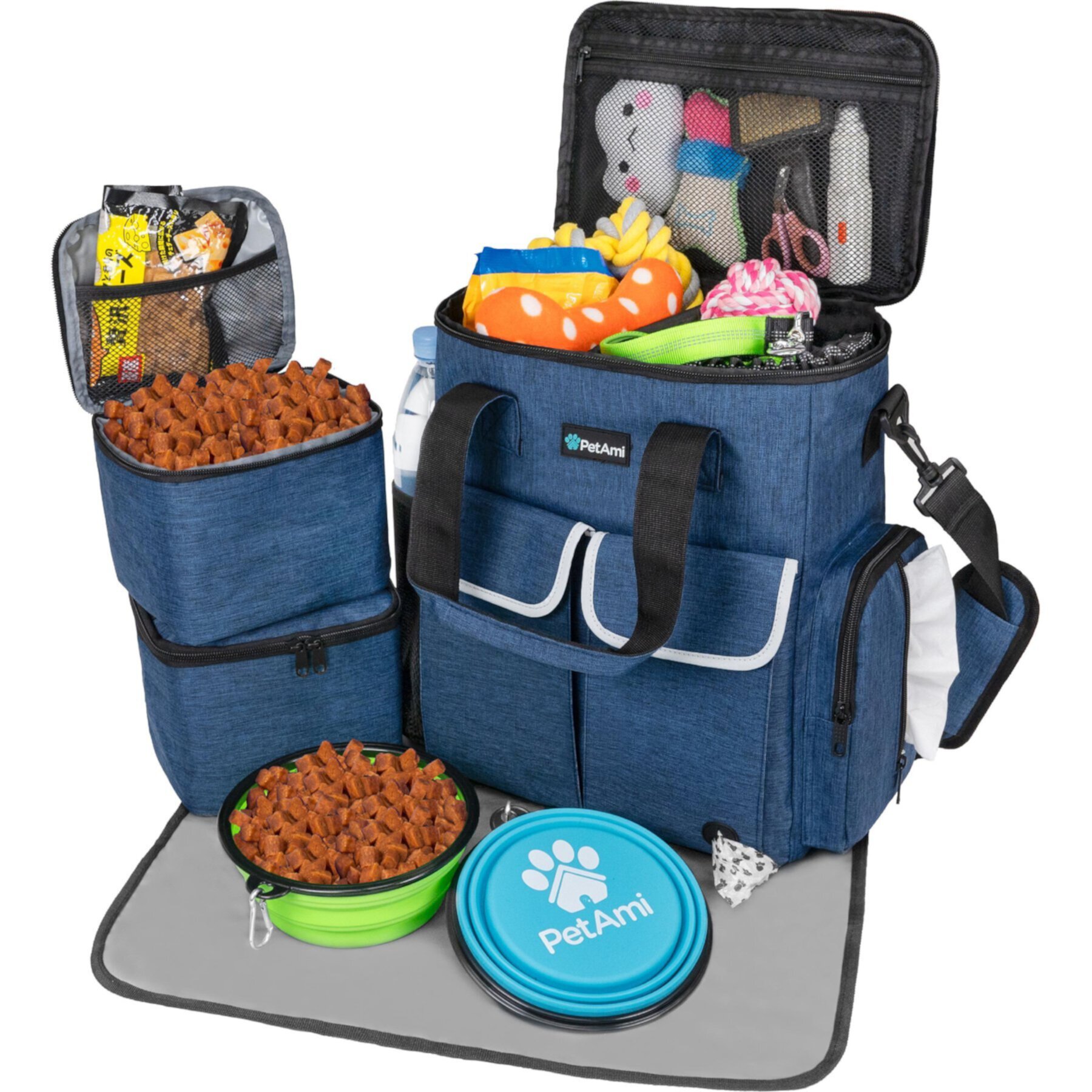 PetAmi Pet Supplies Organizer Tote Dog & Cat Travel Bag PetAmi