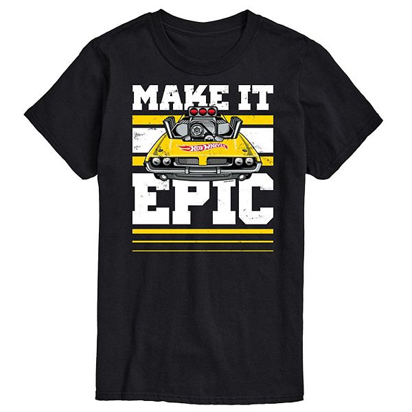 Big & Tall Hot Wheels Make It Epic Graphic Tee Hot Wheels