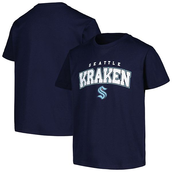 Youth Levelwear Deep Sea Blue Seattle Kraken Little Richmond Core T-Shirt Unbranded