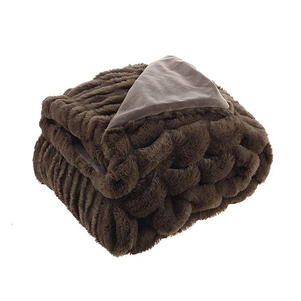 Boaz Knit Throw Silky Ruched Inspired Home