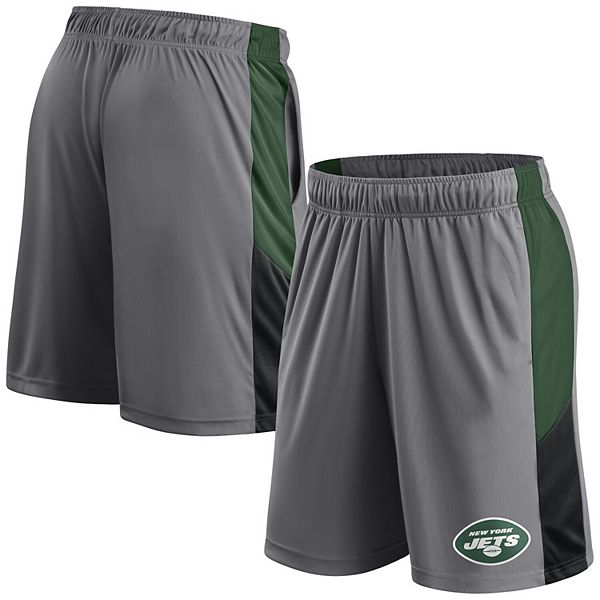 Men's Fanatics Gray New York Jets Primary Logo Shorts Fanatics Brands - White Label