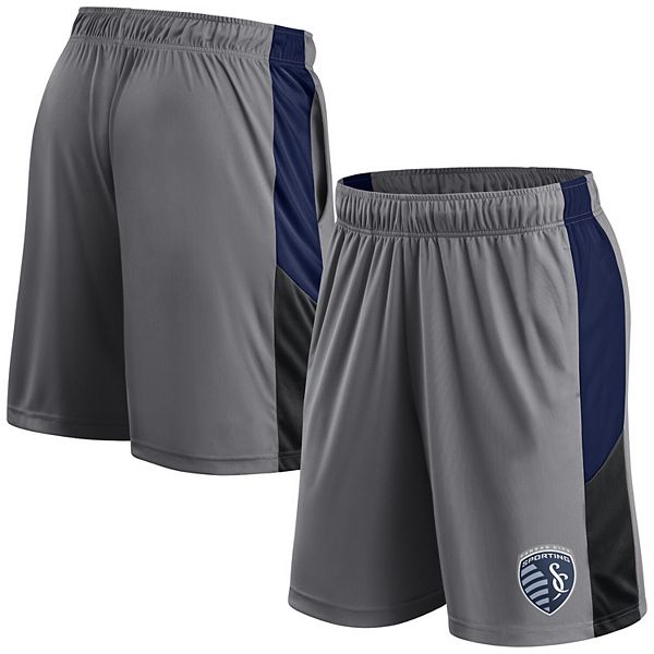 Men's Fanatics Branded Gray Sporting Kansas City Team Shorts Fanatics