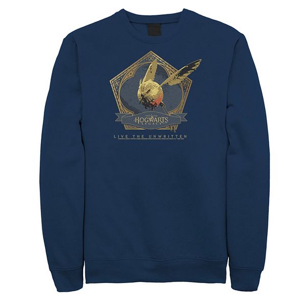 Big & Tall Harry Potter Hogwarts Legacy Bird Live The Unwritten Graphic Fleece Pullover Harry Potter