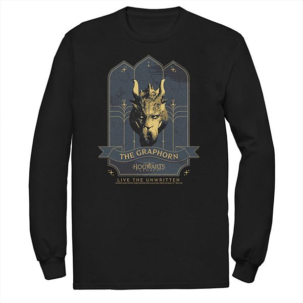 Big & Tall Harry Potter Hogwarts Legacy The Graphorn Long Sleeve Graphic Tee Harry Potter