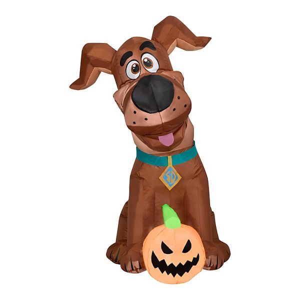 National Tree Company 3.5 Ft. Halloween LED Airblown Scooby Doo & Pumpkin National Tree Company