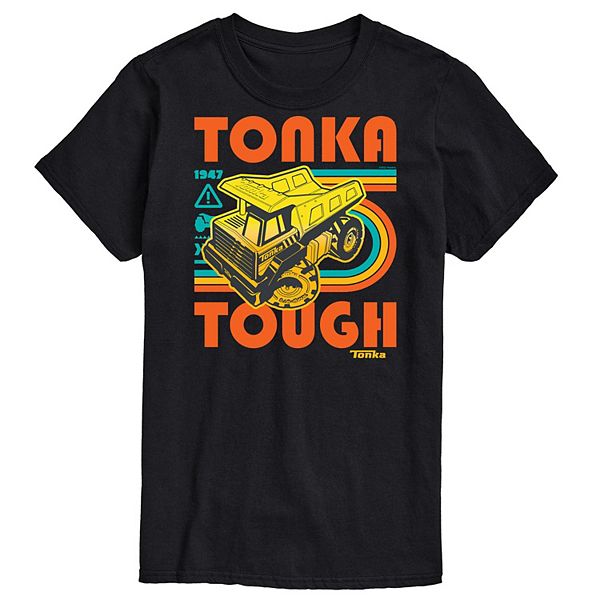 Футболка Big & Tall Tonka Tough из хлопка и полиэстера с короткими рукавами и круглым вырезом Tonka