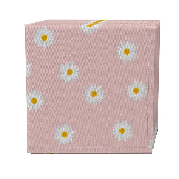 Napkin Set of 4, 100% Cotton, 20x20", Daisy Designs Fabric Textile Products