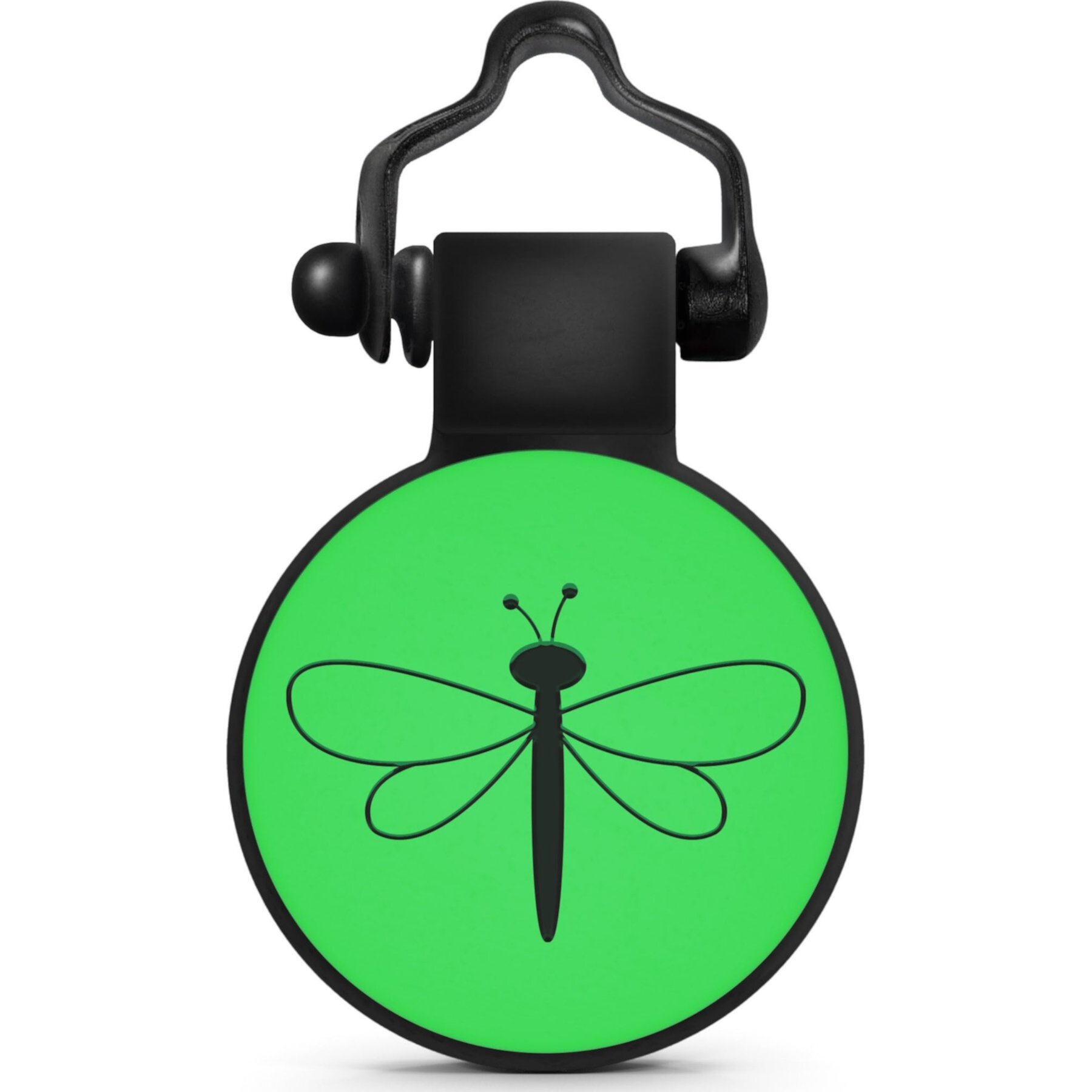 SiliDog The Silent Pet Tag Silicone Dragonfly Personalized Dog & Cat ID Tag SiliDog