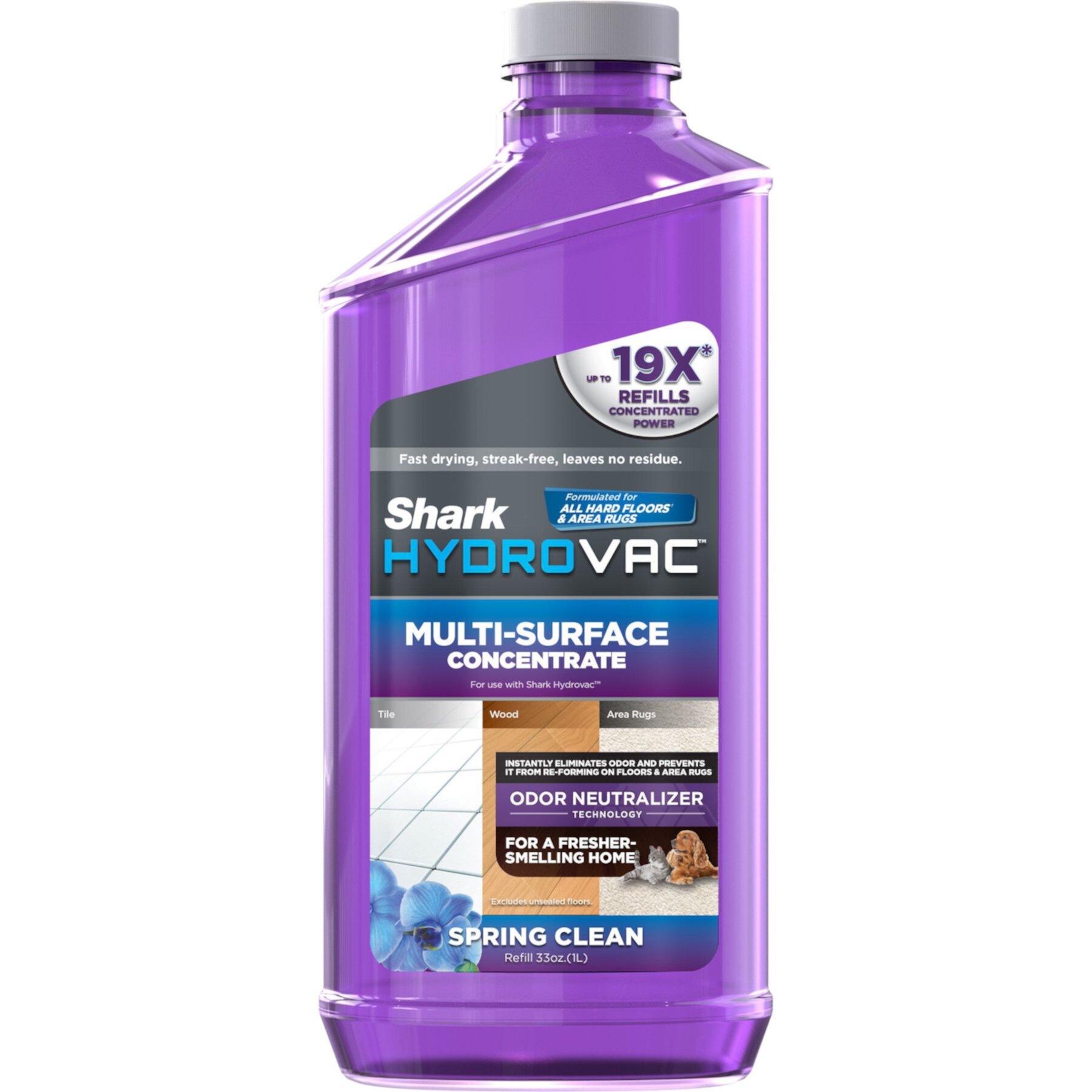 Shark HydroVac Multi-Surface Concentrate Cleaner, Spring Clean Scent Shark