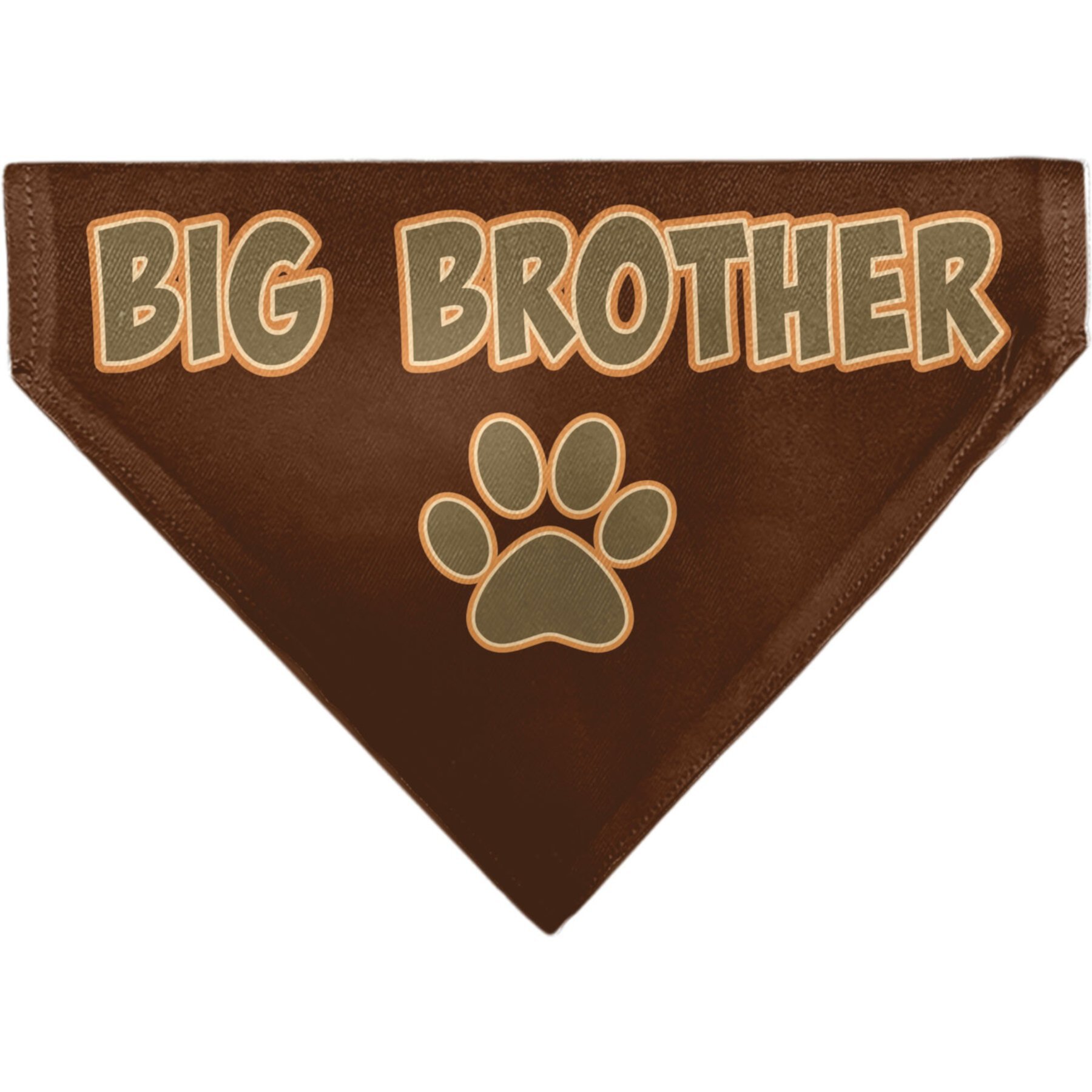 Buckle-Down Big Brother Text & Paw Dog Bandana Buckle-Down