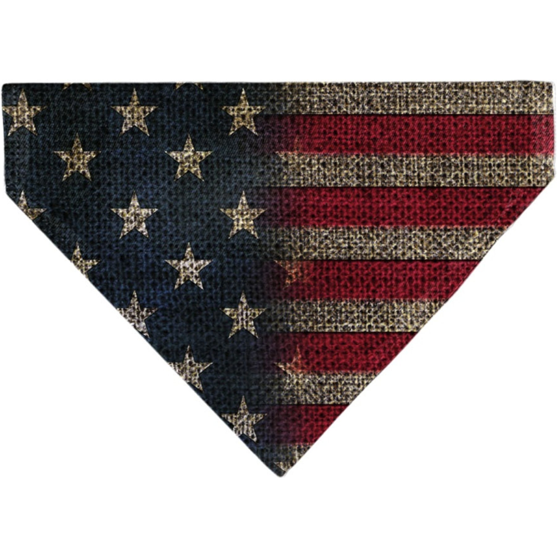 Buckle-Down Vintage US Flag Stretch Dog Bandana Buckle-Down