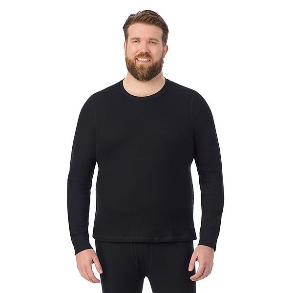 Big & Tall Cuddl Duds® Midweight Waffle Thermal Performance Base Layer Crew Top Cuddl Duds